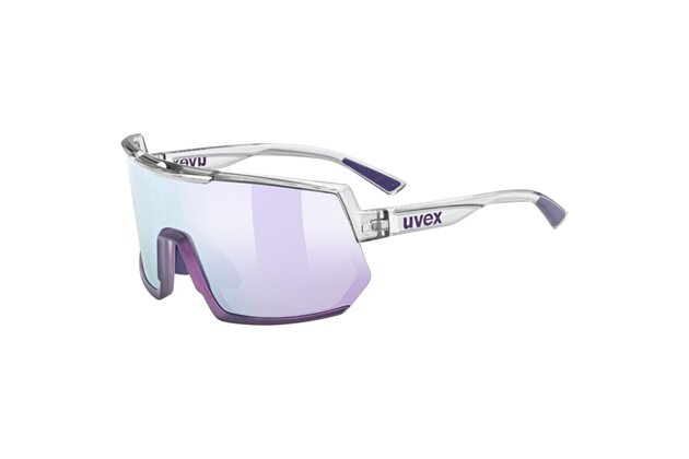 Brýle UVEX Sportstyle 235 Clear-Met Purple/Mirror Lavender