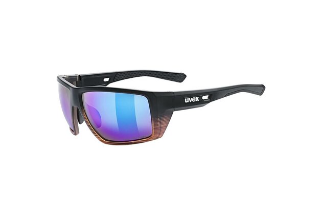 Brýle UVEX MTN Venture CV Black Demi Matt/Mirror Blue