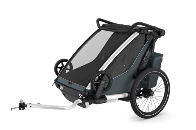 Dětský vozík THULE Chariot Cross 2 Double Dark Slate