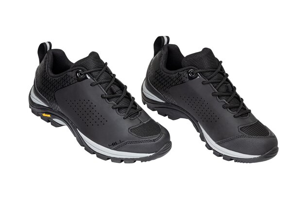 Turistické tretry FORCE Hill Vibram Black