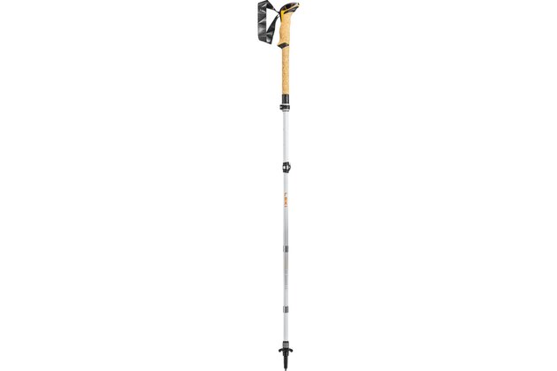 Trekingové hole LEKI Cressida FX Carbon AS, White-Mango-Silver 100-120 cm