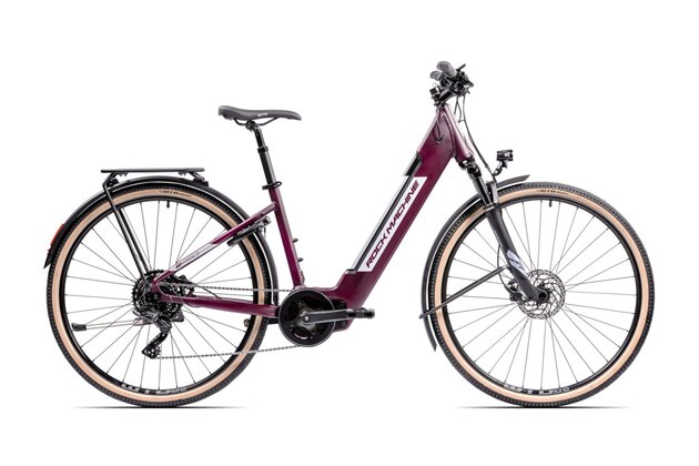 ROCK MACHINE Crossride e450 Lady Touring Crimson/Silver