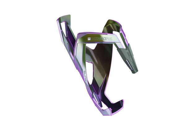 Košík na láhev ELITE Custom Race Plus Shiny Green/Violet
