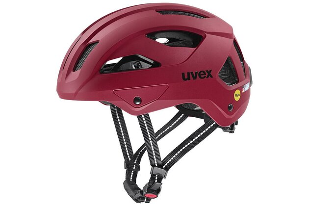 Helma UVEX City Stride MIPS Ruby Red Matt
