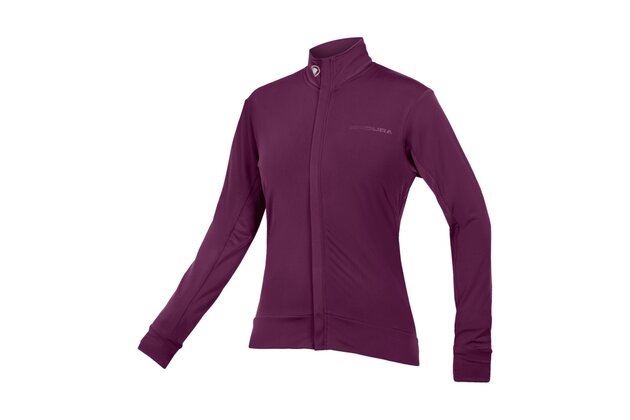 Dámský dres s dlouhým rukávem ENDURA Xtract Roubaix Aubergine