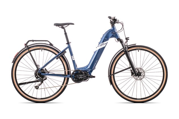 ROCK MACHINE Crossride e400 Touring Gloss Metallic Navy/Silver