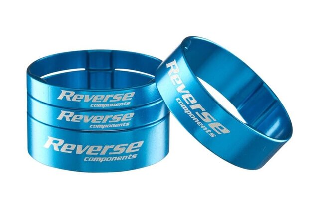 Podložky Reverse Alloy Ultra-Lite set 1 1/8" Light Blue