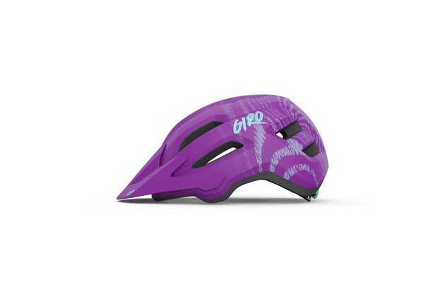 Dětská helma GIRO Fixture II Youth Mat Purple Ripple