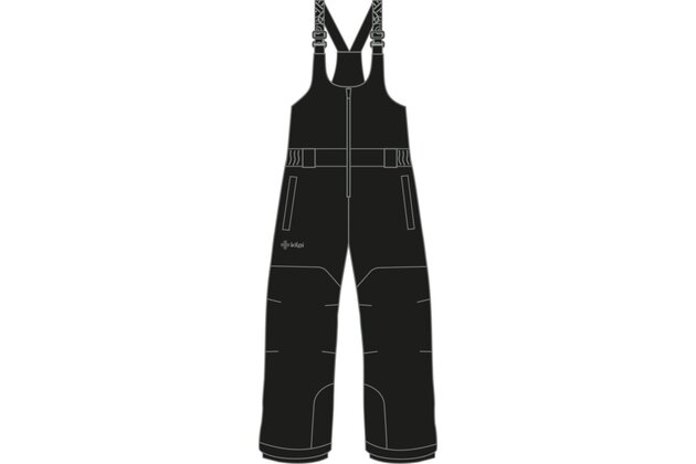 Dětské lyžařské kalhoty KILPI Daryl Black