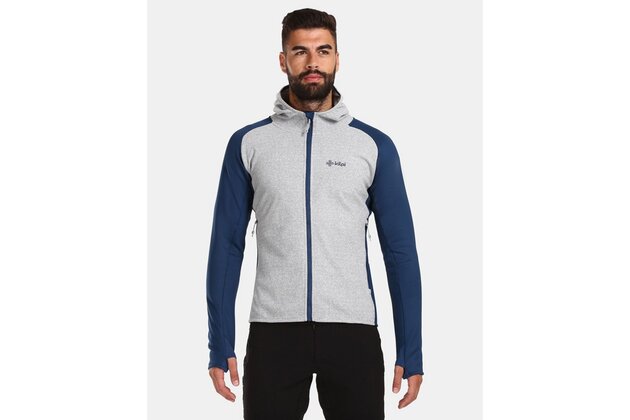 Hřejivá mikina s kapucí KILPI Versam Dark Blue
