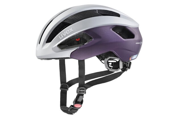 Helma UVEX Rise CC Silver/Plum We