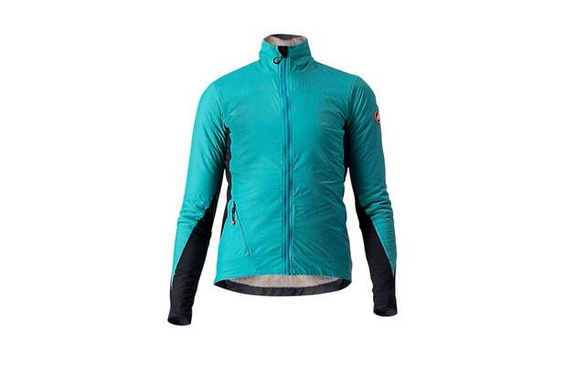 Dámská bunda CASTELLI Unlimited Puffy Turquoise
