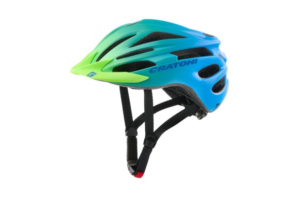 Dětská helma CRATONI Pacer JR. Green/Blue Matt