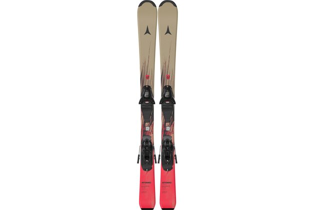 Lyže ATOMIC MAVERICK J 100-120 + C 5 GW Sand/Fire Red