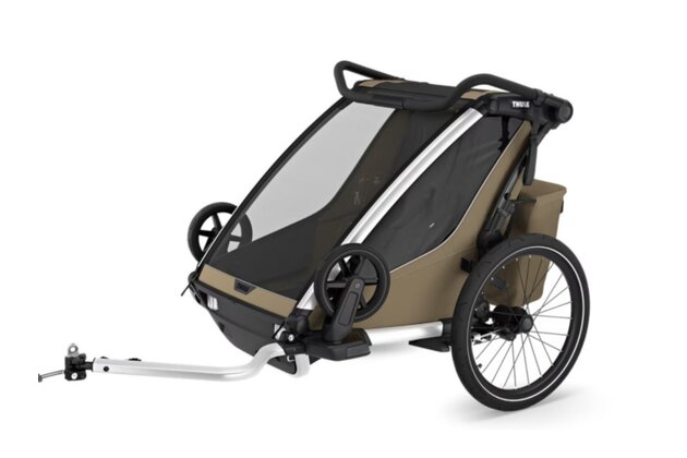 Dětský vozík THULE Chariot Cross 2 Double Light Khaki