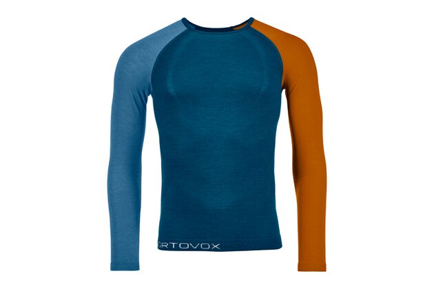 Triko s dlouhým rukávem ORTOVOX 120 Competition Light Petrol Blue