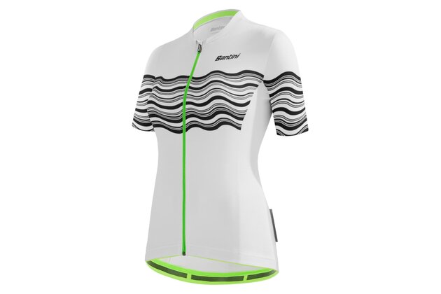 Dámský dres SANTINI Tono Profilo Lady White