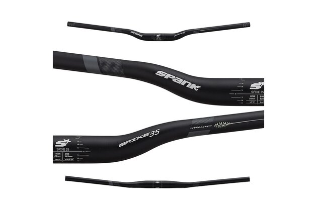 Řídítka SPANK Spike 35 Vibrocore 25R Black