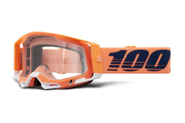 Brýle 100% Racecraft 2 Coral/Clear Lens