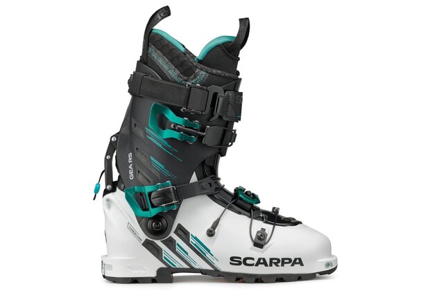 Dámské skialpové boty SCARPA Gea RS 5.0 White/Black/Emerald