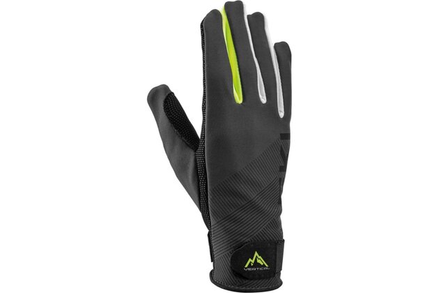 Rukavice LEKI Guide Charcoal-Neon Yellow-White