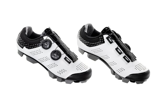Dámské MTB tretry FORCE Points White/Black