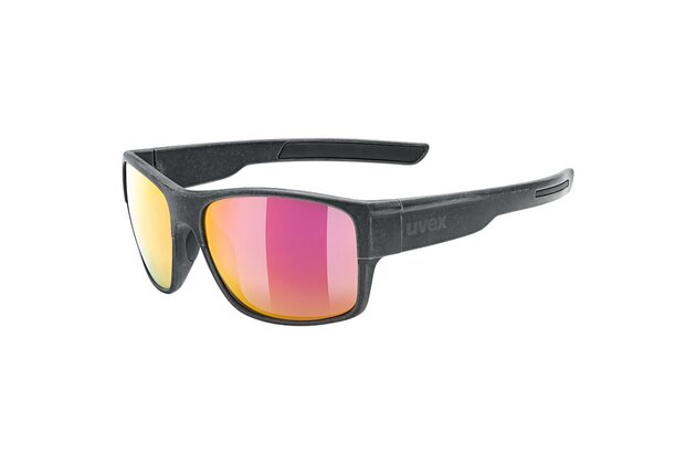 Brýle UVEX ESNTL Urban Black Matt/Mirror Red
