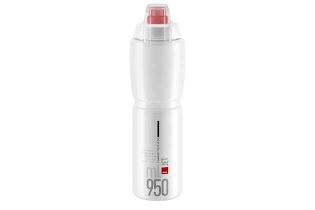 Láhev ELITE Jet Plus Clear/Red 950ml