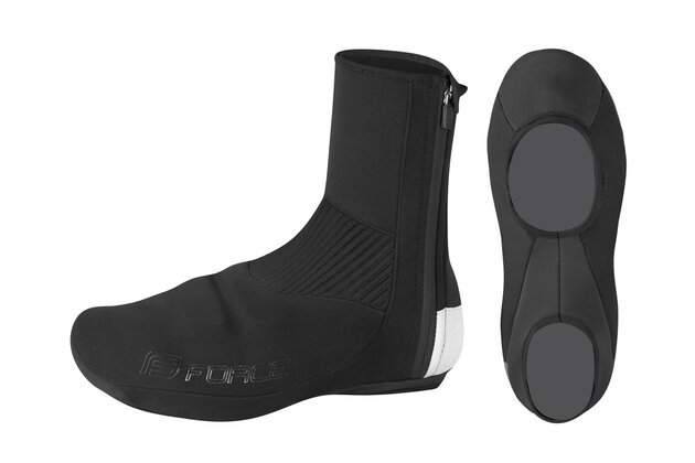 Návleky na tretry FORCE Spring Softshell Black