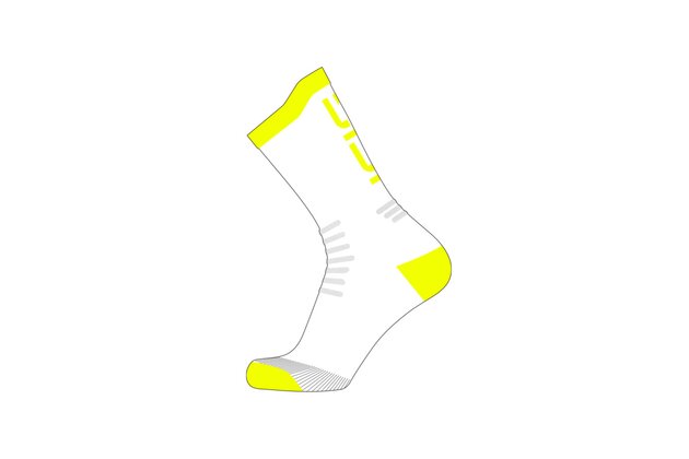 Ponožky SIDI Nitiidus Socks White/Yellow Fluo