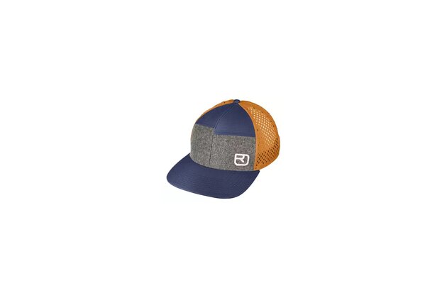 Kšiltovka ORTOVOX Logo Air Trucker Deep Ocean
