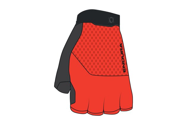 Rukavice ENDURA Loop Mitt Flame Red