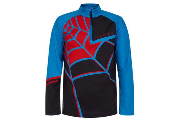 Dětská mikina SPYDER Web-Zip T-Neck Black