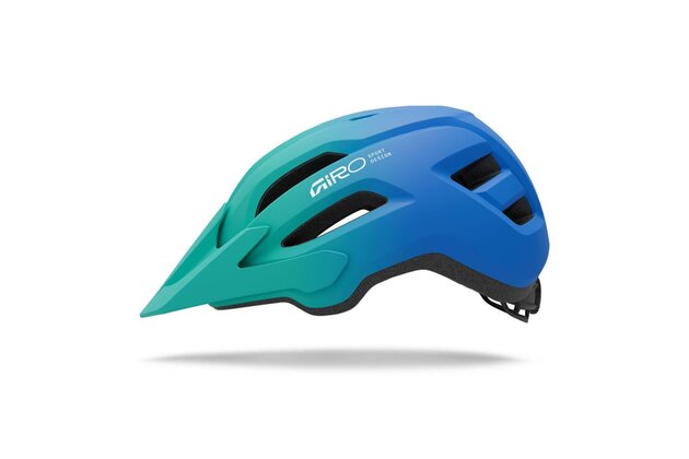 Dětská helma GIRO Fixture II Youth Mat Aqua Green/Blue Jewel Fade
