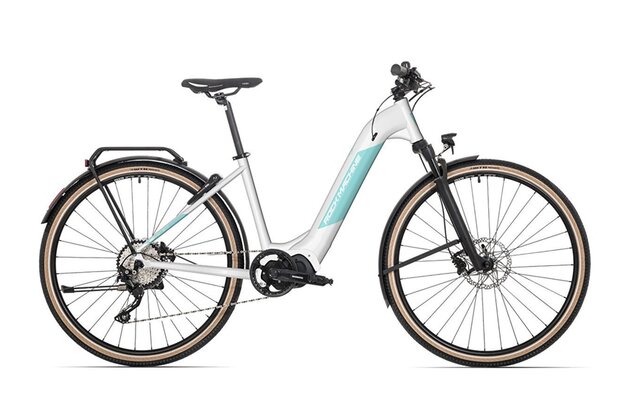 ROCK MACHINE Crossride e400 Touring Gloss White/Mint
