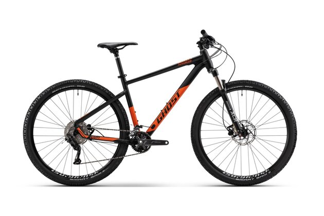 GHOST Kato Advanced 27.5 Black/Monarch Orange Matt