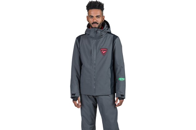 Lyžařská bunda ROSSIGNOL HERO VELIKA Onyx Grey
