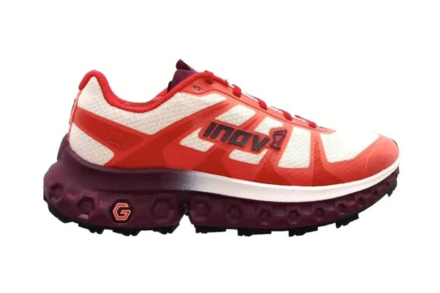 Dámské běžecké boty INOV-8 Trailfly Ultra G 300 Max (5) Red/Coral/Black