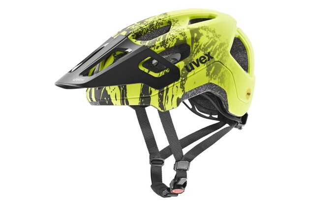 Dětská helma UVEX React JR. MIPS Lime Black