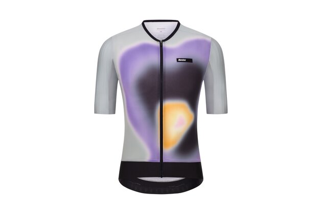 Unisex dres SANTINI Aero Race Grey