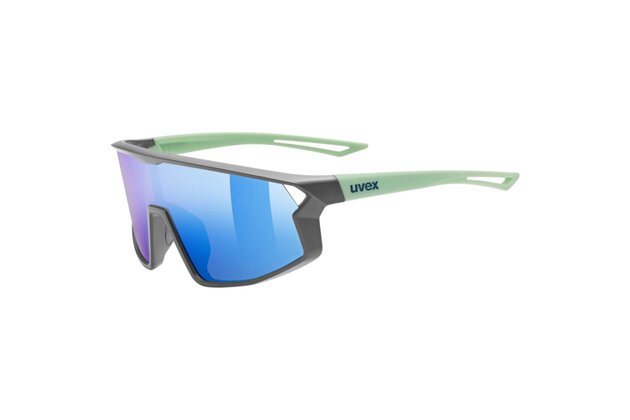 Brýle UVEX Skyryse JR. Grey-Green Matt/Mirror Blue