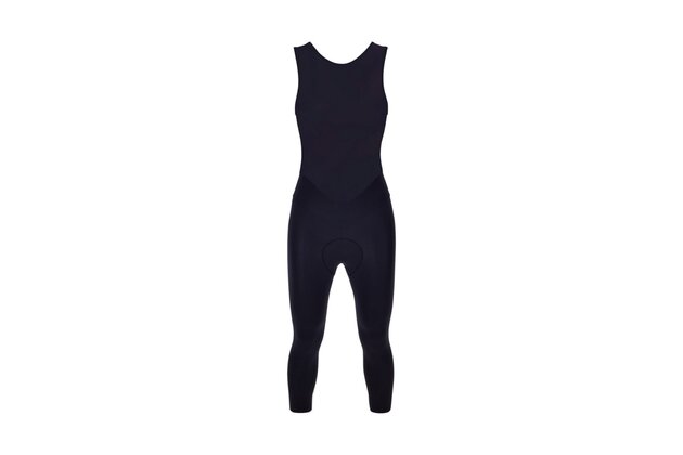 7/8 kalhoty se šlemi dámské SANTINI Unico Edge Black