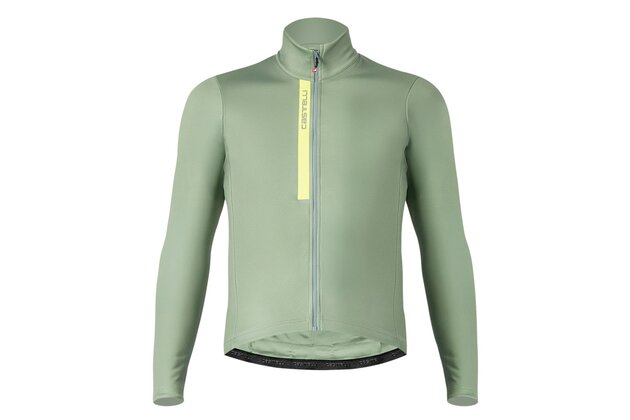 Zimní dres CASTELLI Entrata Thermal Light Green