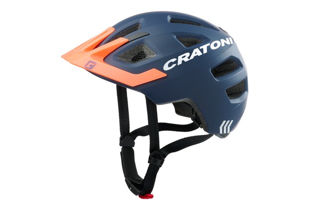Dětská helma CRATONI Maxster Pro Blue/Orange Matt