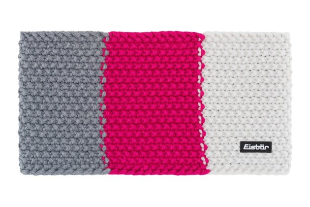 ČelenkaEISBÄR Jamie Flag STB Grey Mele/Pitti Pink/White