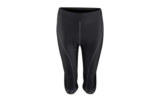 Dámské kraťasy 3/4 do pasu s vložkou FORCE F Lady Bike Black