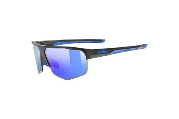 Brýle UVEX Axos Black Matt/Mirror Blue
