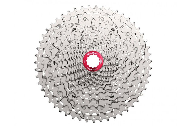 Kazeta SUNRACE MZ8 Metalic/Red 12s 11/51