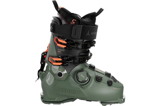Skialpové boty ATOMIC HAWX PRIME XTD 120 BOA Army Green/Orange