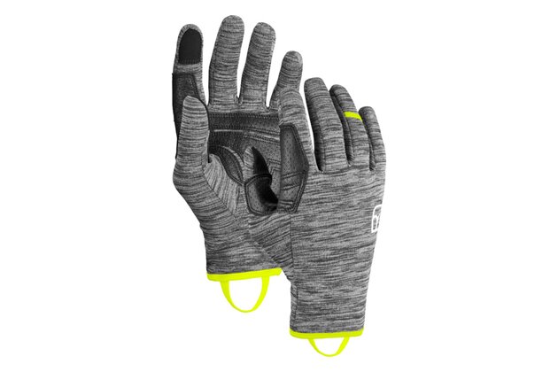 Rukavice ORTOVOX Fleece Light Black Steel Blend
